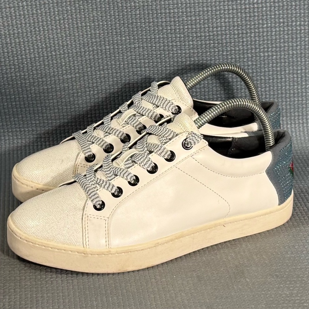 Circus‎ by Sam Edelman Sequin Watermelon White Sneakers Women’s Size 8.5